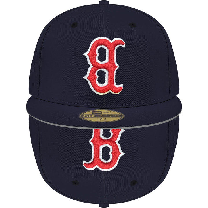 New Era หมวกรุ่น Boston Red Sox Upside Down Logo Navy 59Fifty Cap