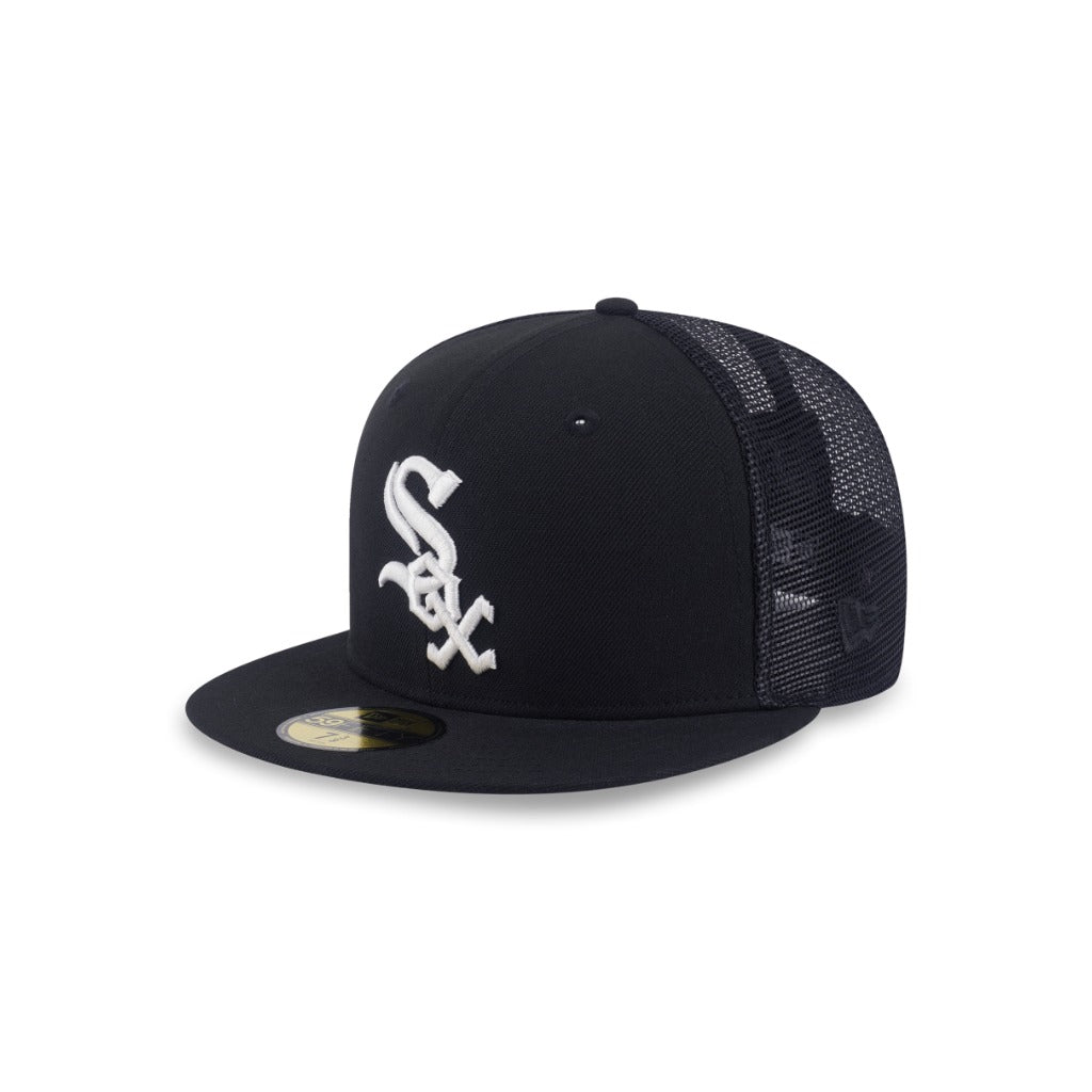 หมวกแก๊ป New Era รุ่น Chicago White Sox 59Fifty Trucker Pack Black 59Fifty Cap