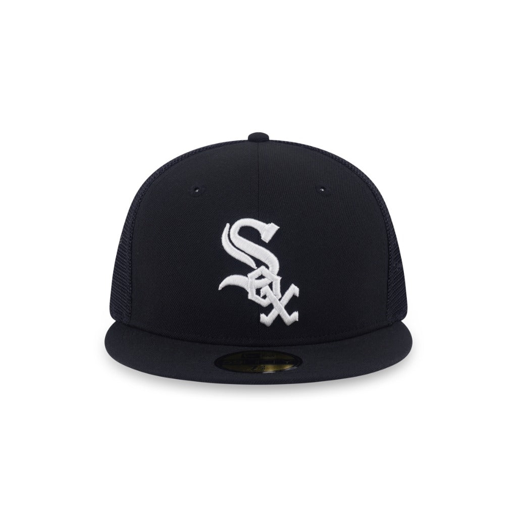 หมวกแก๊ป New Era รุ่น Chicago White Sox 59Fifty Trucker Pack Black 59Fifty Cap