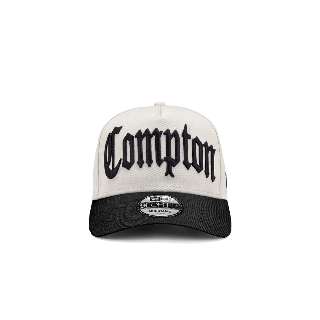 หมวกแก๊ป New Era รุ่น New Era Compton Chrome White And Black 9Forty A-Frame Cap