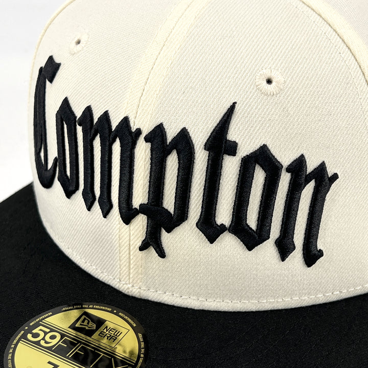 หมวกแก๊ป New Era รุ่น New Era Compton Chrome White And Black 59Fifty Cap