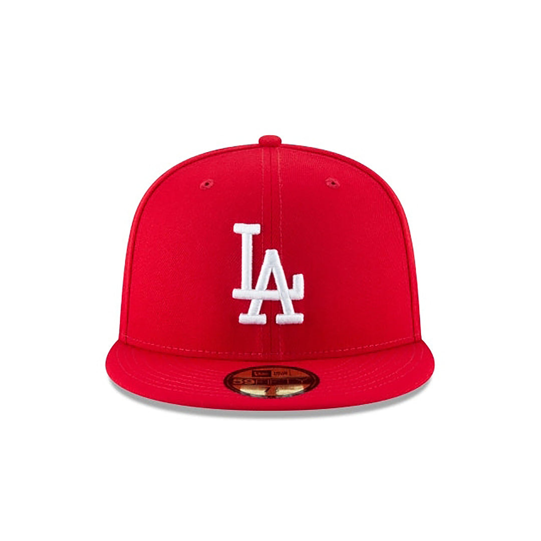 New Era หมวกรุ่น Los Angeles Dodgers Authentic Scarlet 59Fifty Cap
