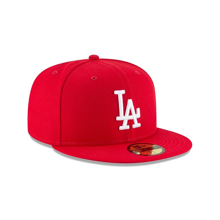 New Era หมวกรุ่น Los Angeles Dodgers Authentic Scarlet 59Fifty Cap