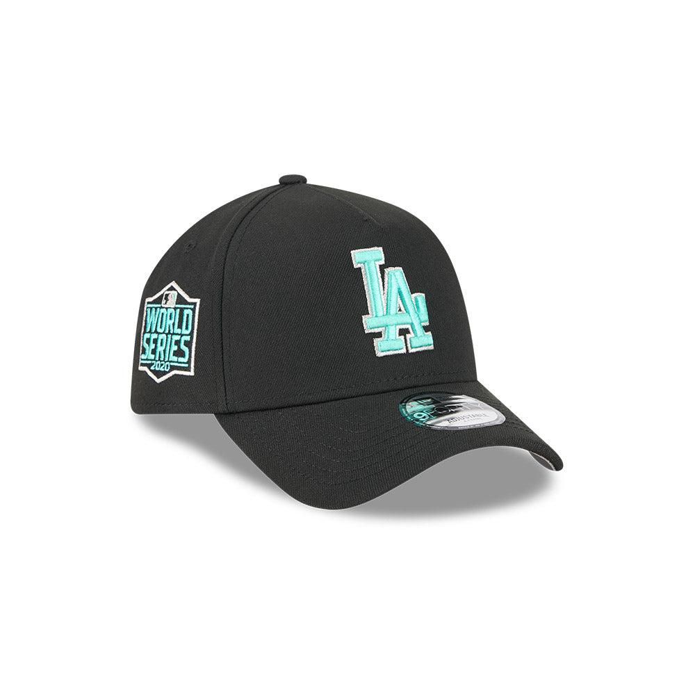 New Era หมวกรุ่น LOS ANGELES DODGERS BLACK & SEAGLASS PACK BLACK 9FORTY AF CAP