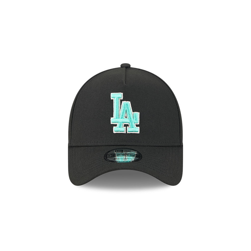 New Era หมวกรุ่น LOS ANGELES DODGERS BLACK & SEAGLASS PACK BLACK 9FORTY AF CAP
