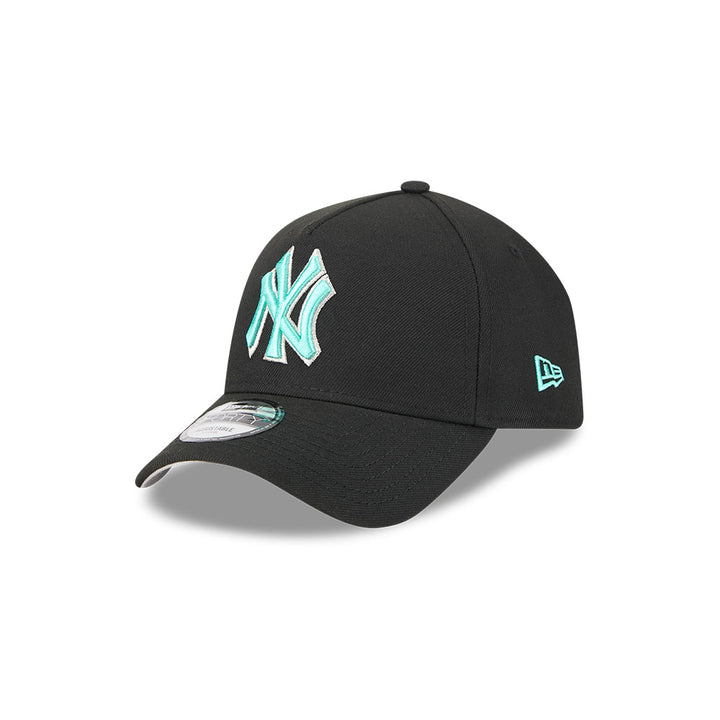 New Era หมวกรุ่น NEW YORK YANKEES BLACK & SEAGLASS PACK BLACK 9FORTY AF CAP