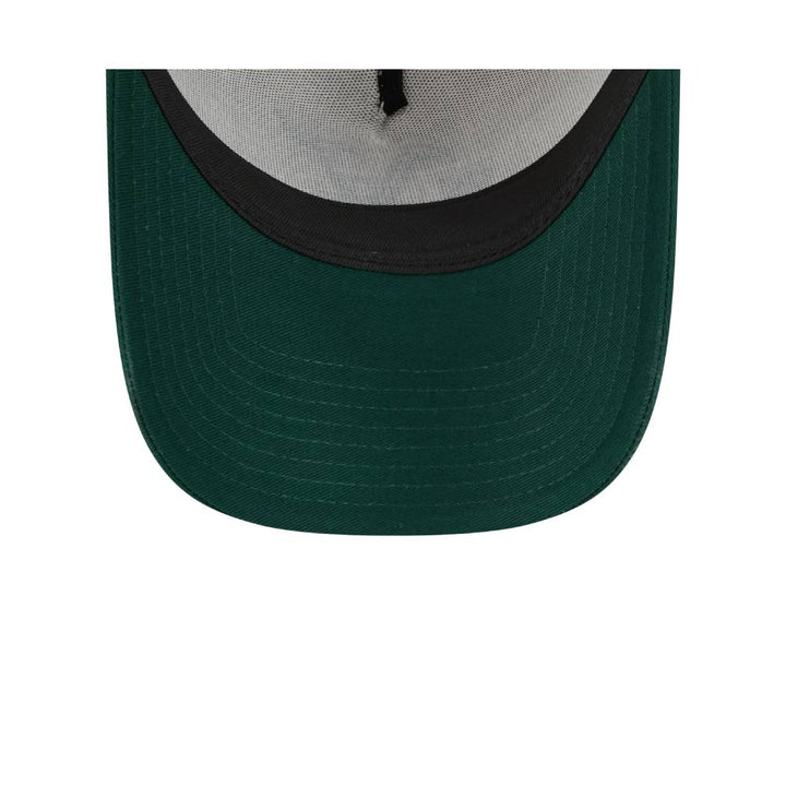หมวกแก๊ป New Era รุ่น Oakland Athletics MLB Upside Down 2-Tone Dark Green Visor Stone 9Forty AF Trucker Cap