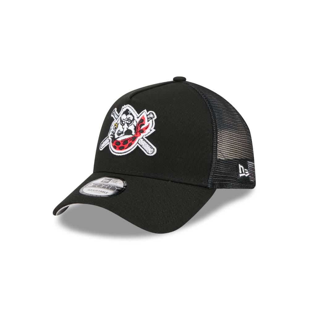 หมวกแก๊ป New Era รุ่น Pittsburgh Pirates MLB Upside Down Black 9Forty AF Trucker Cap