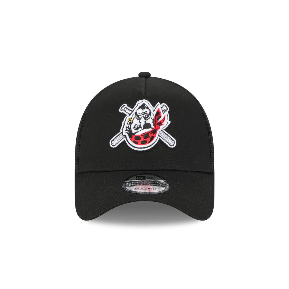 หมวกแก๊ป New Era รุ่น Pittsburgh Pirates MLB Upside Down Black 9Forty AF Trucker Cap