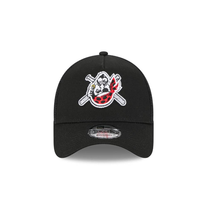หมวกแก๊ป New Era รุ่น Pittsburgh Pirates MLB Upside Down Black 9Forty AF Trucker Cap