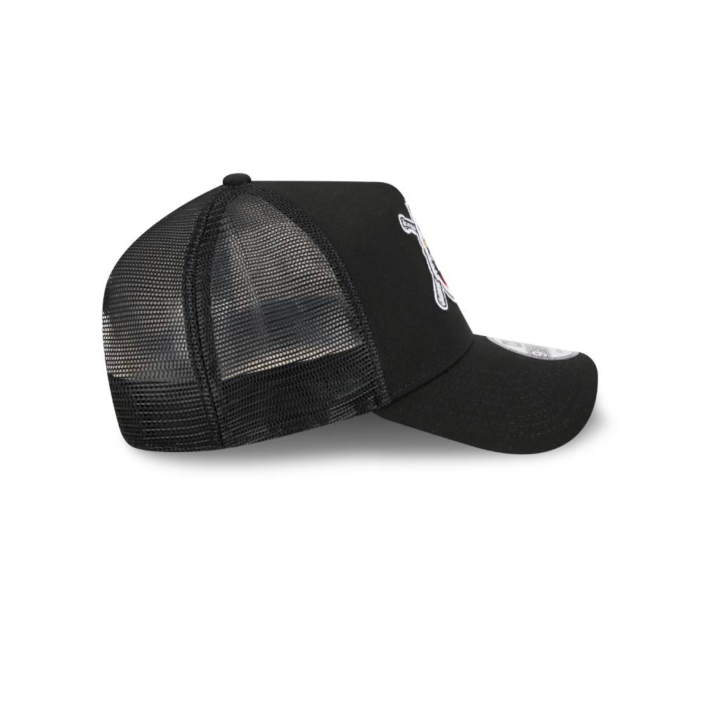 หมวกแก๊ป New Era รุ่น Pittsburgh Pirates MLB Upside Down Black 9Forty AF Trucker Cap