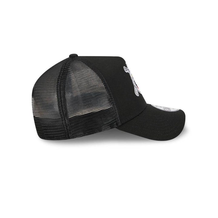 หมวกแก๊ป New Era รุ่น Pittsburgh Pirates MLB Upside Down Black 9Forty AF Trucker Cap