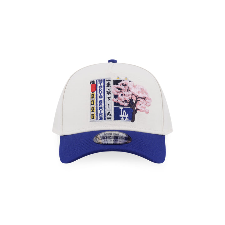 New Era หมวกรุ่น Los Angeles Dodgers Ohtani Chrom White And Dark Royal 9Forty A-Frame Cap