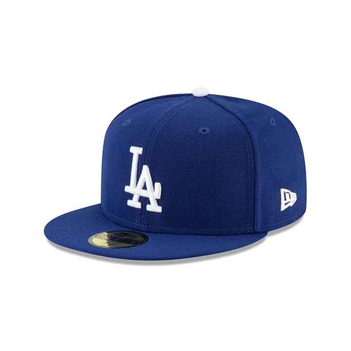 New Era หมวกรุ่น LOS ANGELES DODGERS LA DODGERS WITH CHAMP PATCH DK ROYAL 59FIFTY CAP