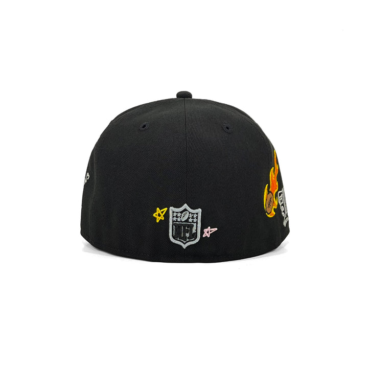 หมวกแก๊ป New Era รุ่น Las Vegas Raiders Scribble Black 59Fifty Cap