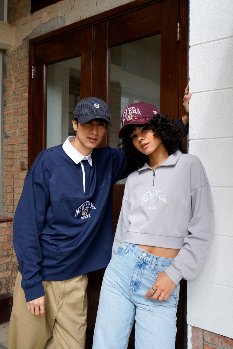 New Era หมวกรุ่น New Era Street Class Maroon Red 9Forty Af Cap