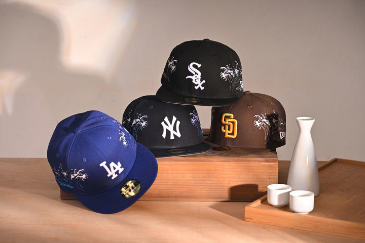 New Era หมวกรุ่น 59Fifty Pack - Tonal Wave Los Angeles Dodgers Dark Royal 59Fifty Cap