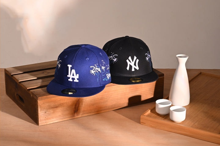 New Era หมวกรุ่น 59Fifty Pack - Tonal Wave Los Angeles Dodgers Dark Royal 59Fifty Cap