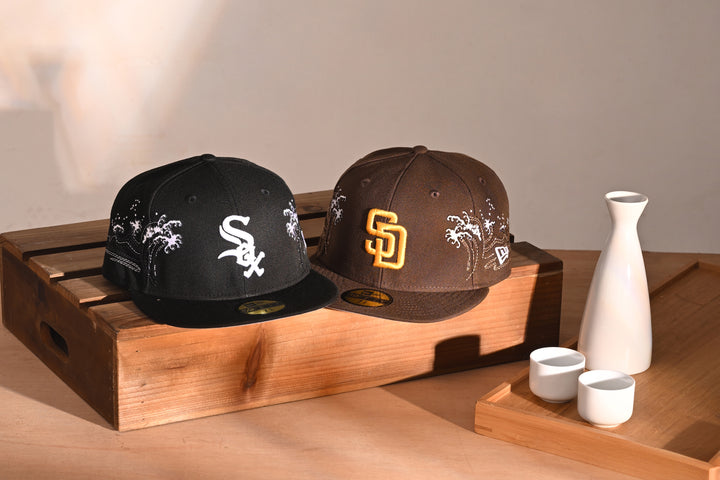 New Era หมวกรุ่น 59Fifty Pack - Tonal Wave Chicago White Sox Black 59Fifty Cap