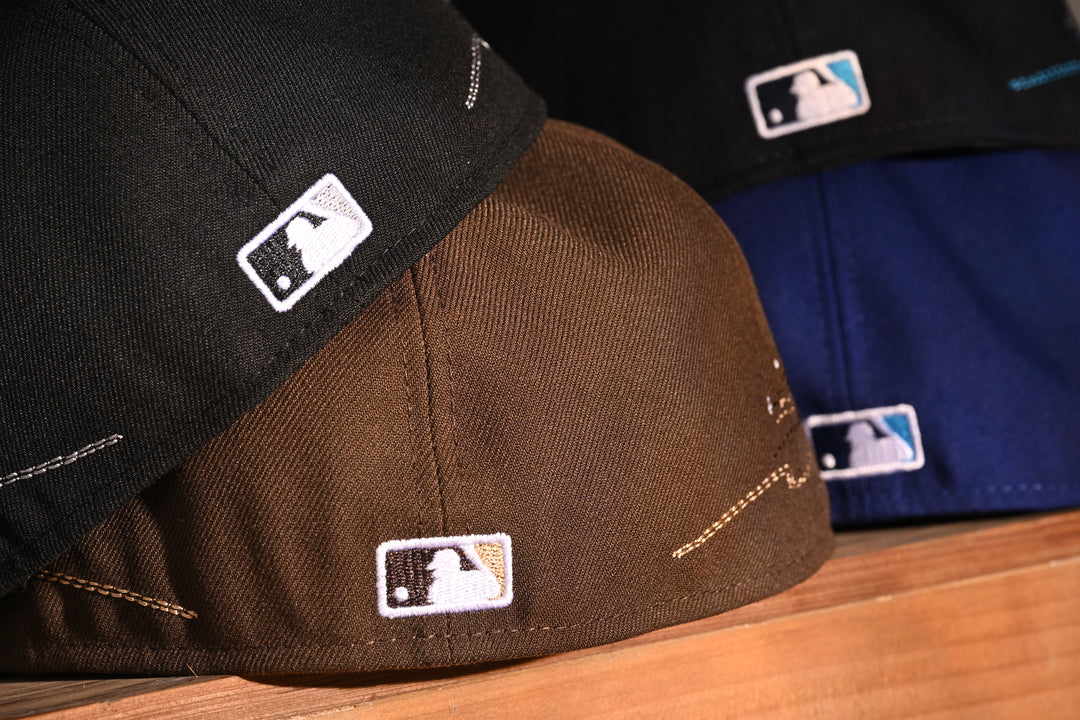 New Era หมวกรุ่น 59Fifty Pack - Tonal Wave Los Angeles Dodgers Dark Royal 59Fifty Cap