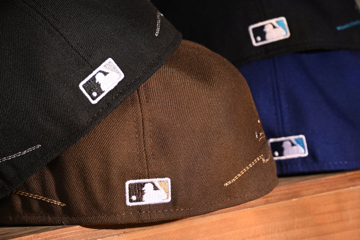 New Era หมวกรุ่น 59Fifty Pack - Tonal Wave Los Angeles Dodgers Dark Royal 59Fifty Cap