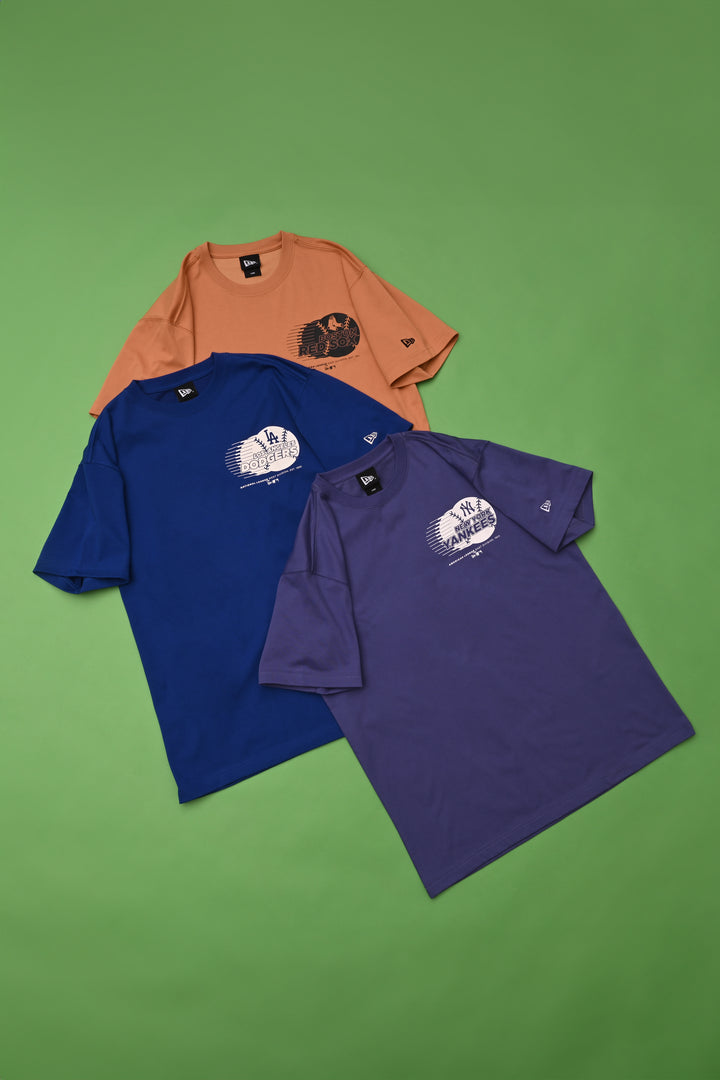 New Era เสื้อยืดแขนสั้นรุ่น New York Yankees MLB Ink Purple Short Sleeve T-Shirt