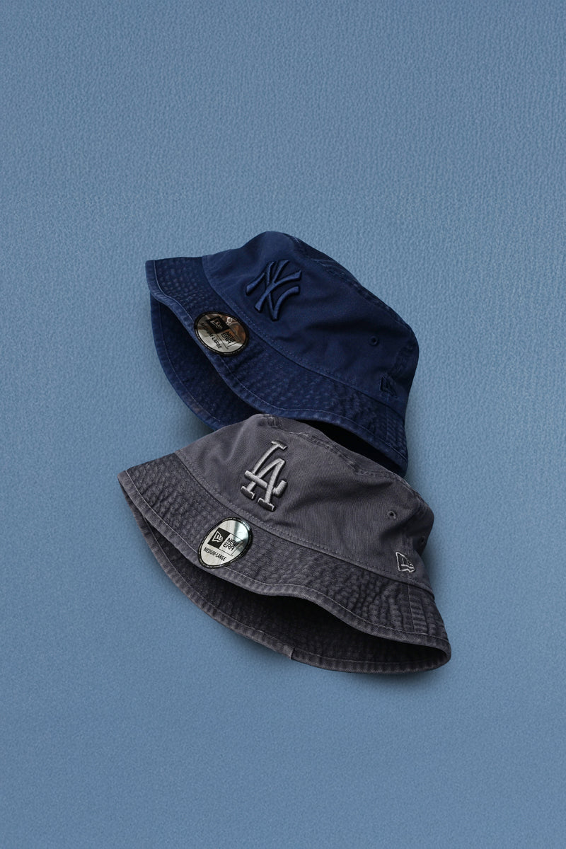 New Era หมวกรุ่น Los Angeles Dodgers Tonal Snow Wash Graphite Bucket 01