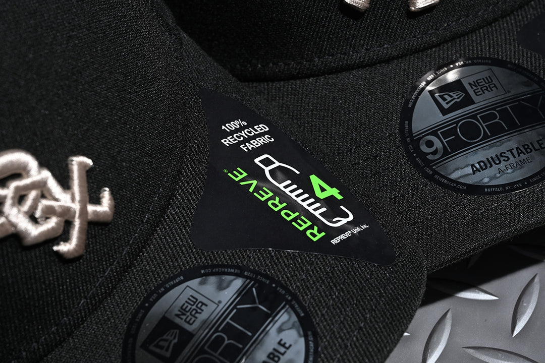 New Era หมวกรุ่น Chicago Bulls Stone Repreve Black 9Forty Af Cap