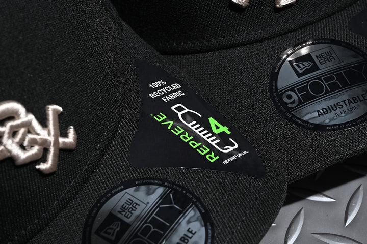 New Era หมวกรุ่น Chicago Bulls Stone Repreve Black 9Forty Af Cap