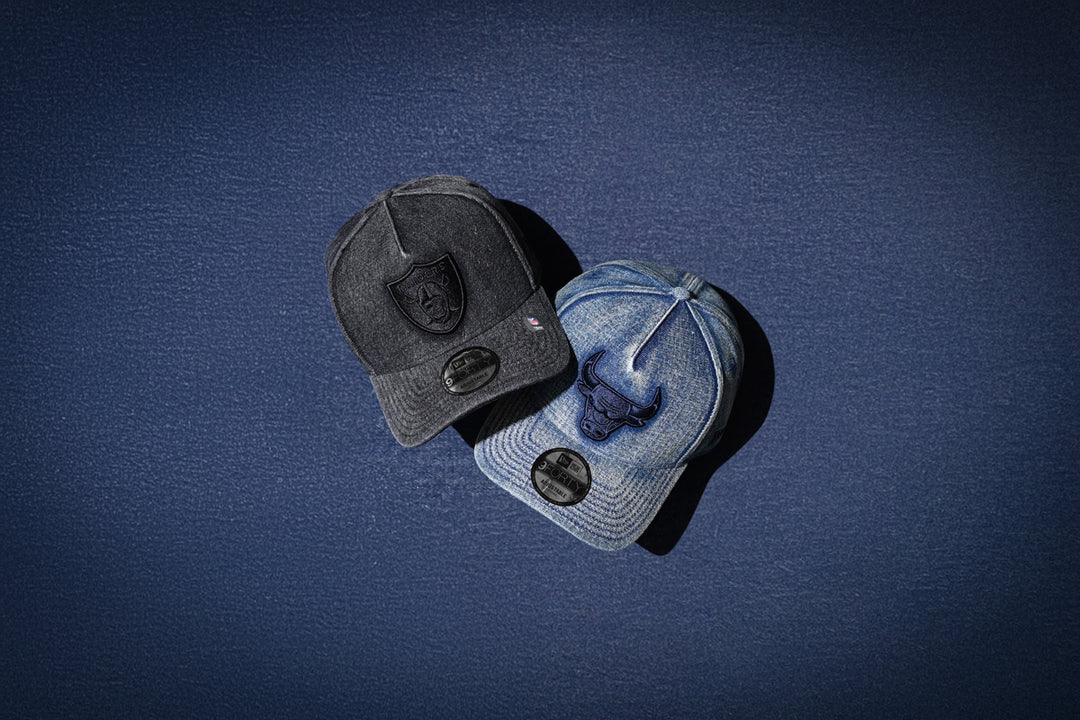 New Era หมวกรุ่น Chicago Bulls Snow Wash Blue Denim 9Forty Af Cap