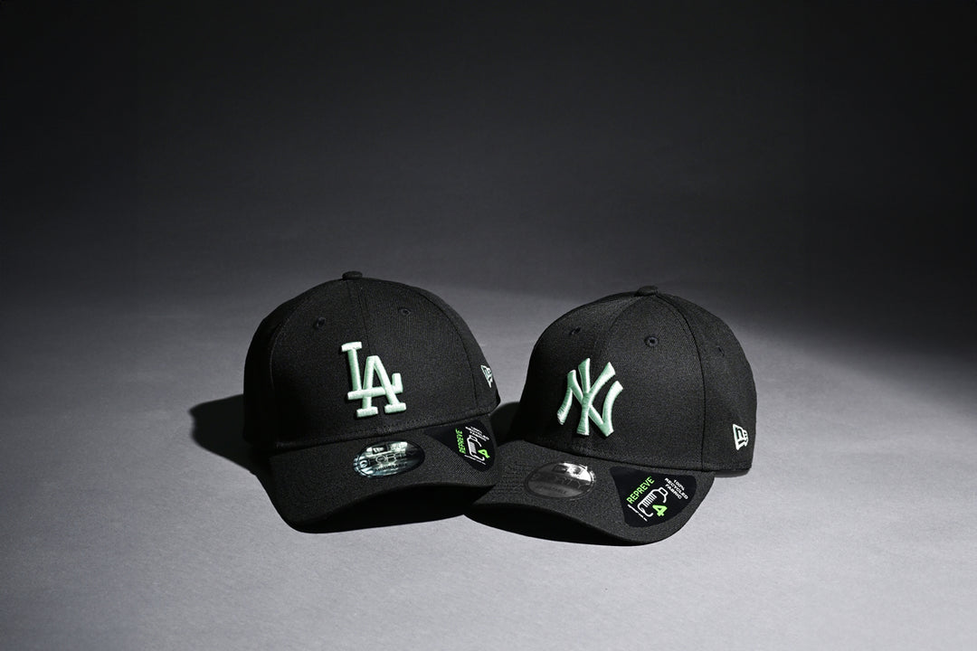 New Era หมวกรุ่น Los Angeles Dodgers Peppermint Repreve Black 9Forty Cap