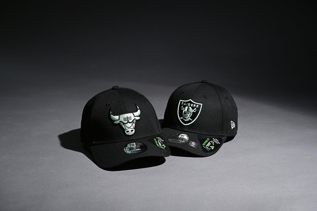 New Era หมวกรุ่น Chicago Bulls Peppermint Repreve Black 9Forty Cap