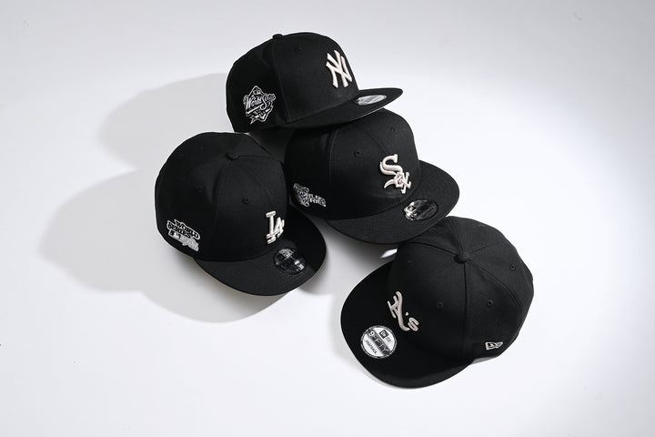 New Era หมวกรุ่น Oakland Athletics Cooperstown Stone World Series Black 9Fifty Cap