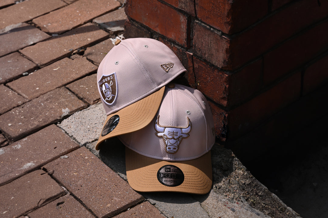 New Era หมวกรุ่น Chicago Bulls Dashmark 2-Tone Wheat Visor Stone 9Forty Cap