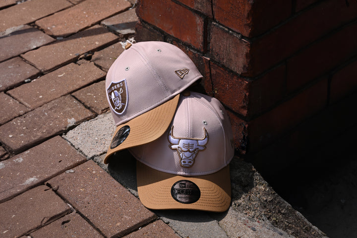 New Era หมวกรุ่น Las Vegas Raiders Dashmark 2-Tone Wheat Visor Stone 9Forty Cap