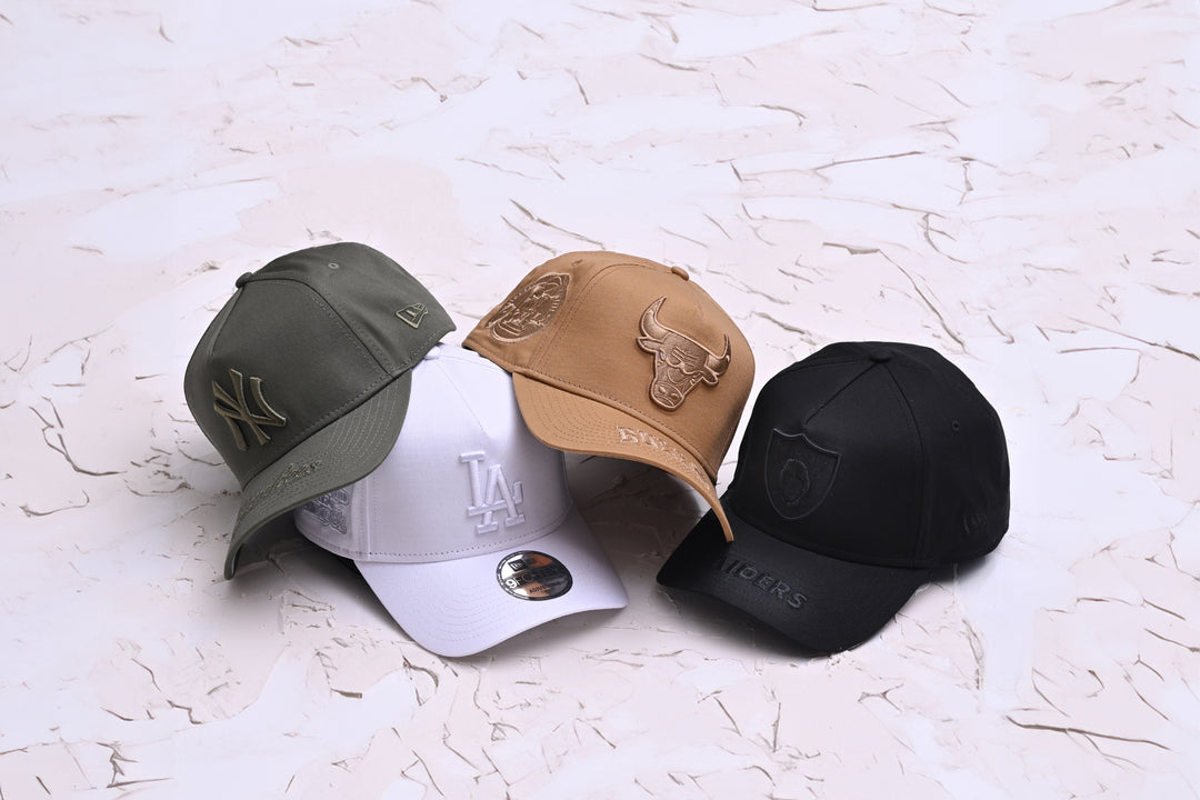 New Era หมวกรุ่น Los Angeles Dodgers Tonal Visor Hit Optic White 9Forty A-Frame Cap