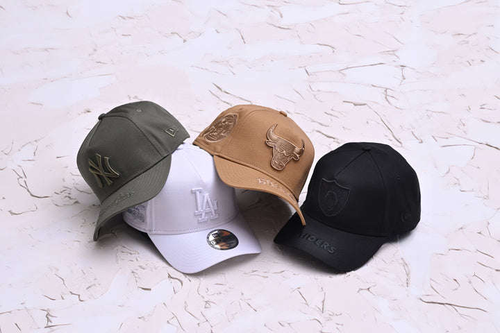 New Era หมวกรุ่น Los Angeles Dodgers Tonal Visor Hit Optic White 9Forty A-Frame Cap