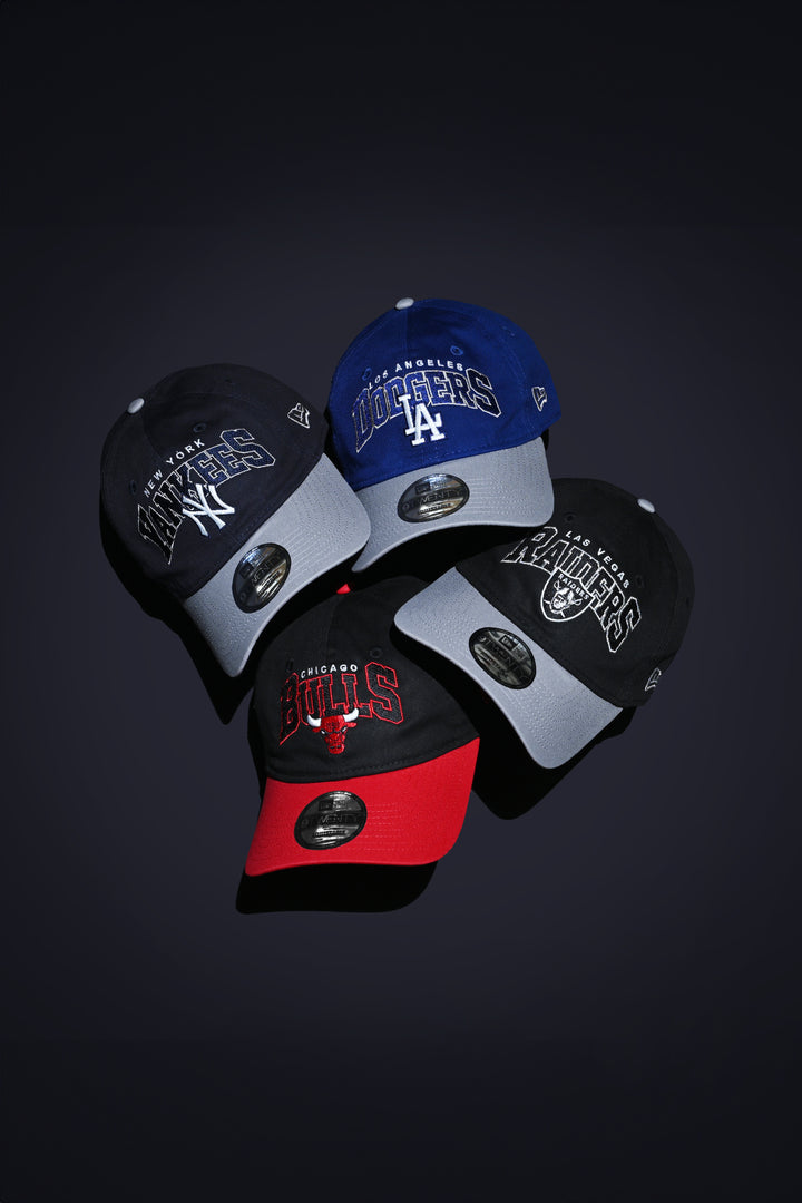 New Era หมวกรุ่น Las Vegas Raiders Arch 2-Tone Gray Visor Black 9FORTY Cap