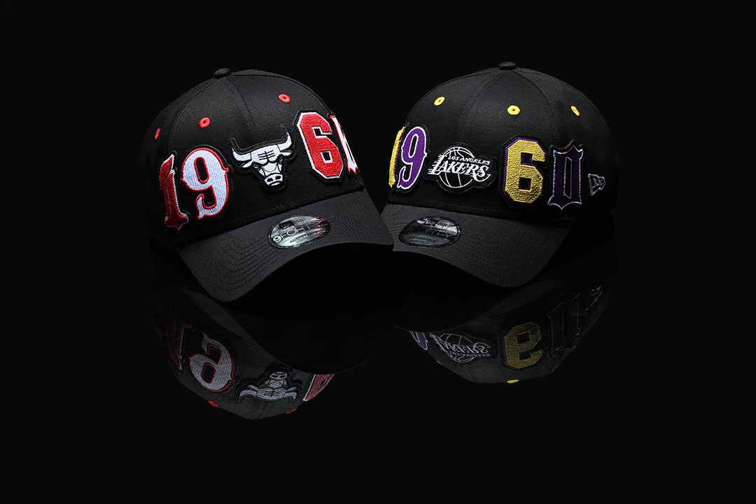 New Era หมวกรุ่น Chicago Bulls Mix League Patch Black 9Forty Cap