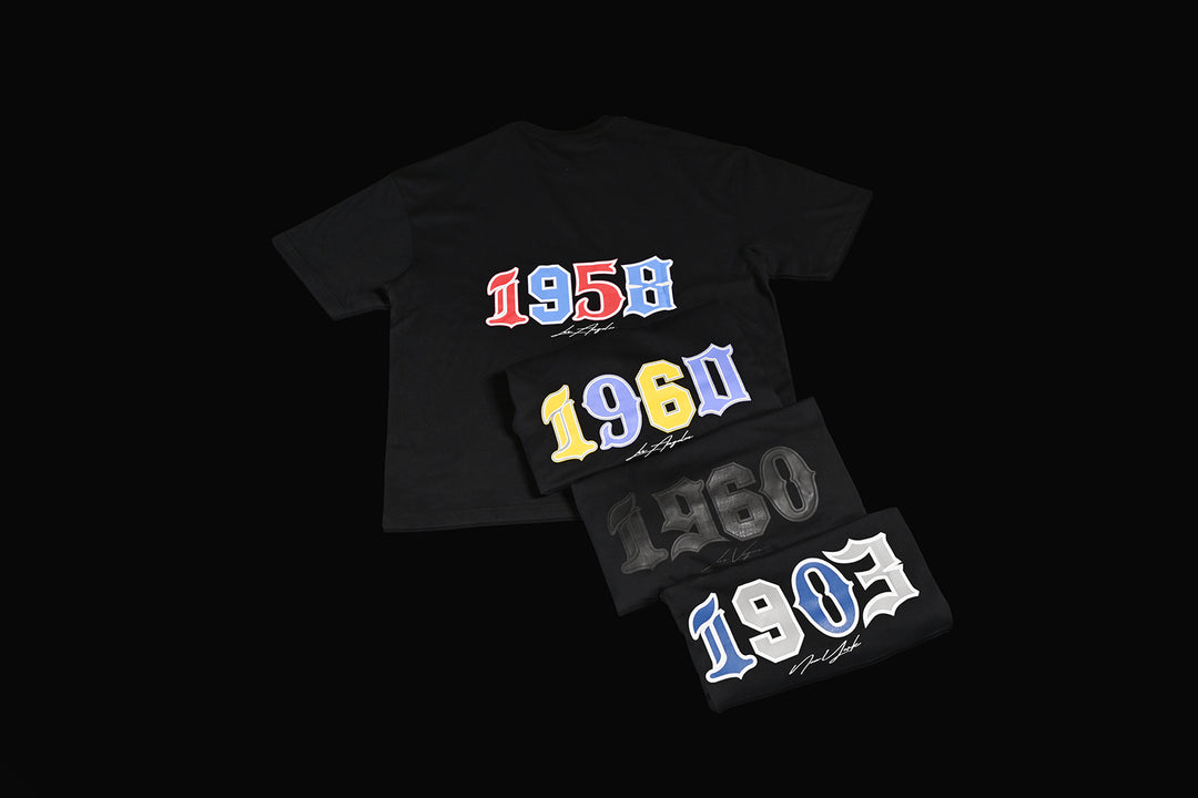New Era เสื้อยืดแขนสั้นรุ่น Los Angeles Dodgers Mix League Patch Black Oversized Short Sleeve T-Shirt