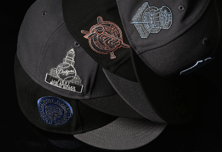 New Era หมวกรุ่น 59Fifty Pack - Metallic Detroit Tigers Cooperstown 2-Tone Graphite Visor Black 59Fifty Cap