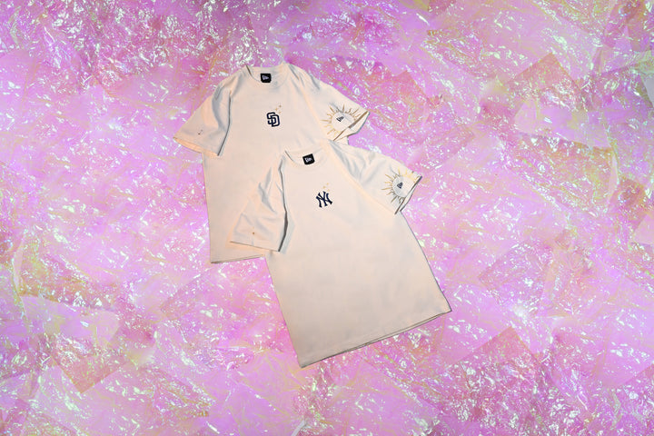 New Era เสื้อยืดแขนสั้นรุ่น San Diego Padres Cosmic Craft Chrome White Short Sleeve T-Shirt