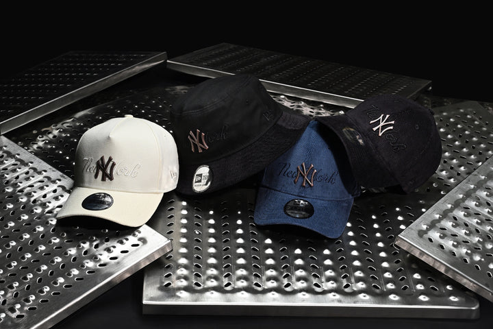 New Era หมวกรุ่น New York Yankees Metal Copper Black Bucket 01