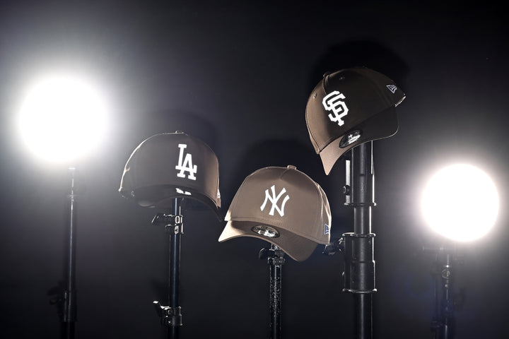 New Era หมวกรุ่น Los Angeles Dodgers Metal Badge Walnut 9Forty Af Cap