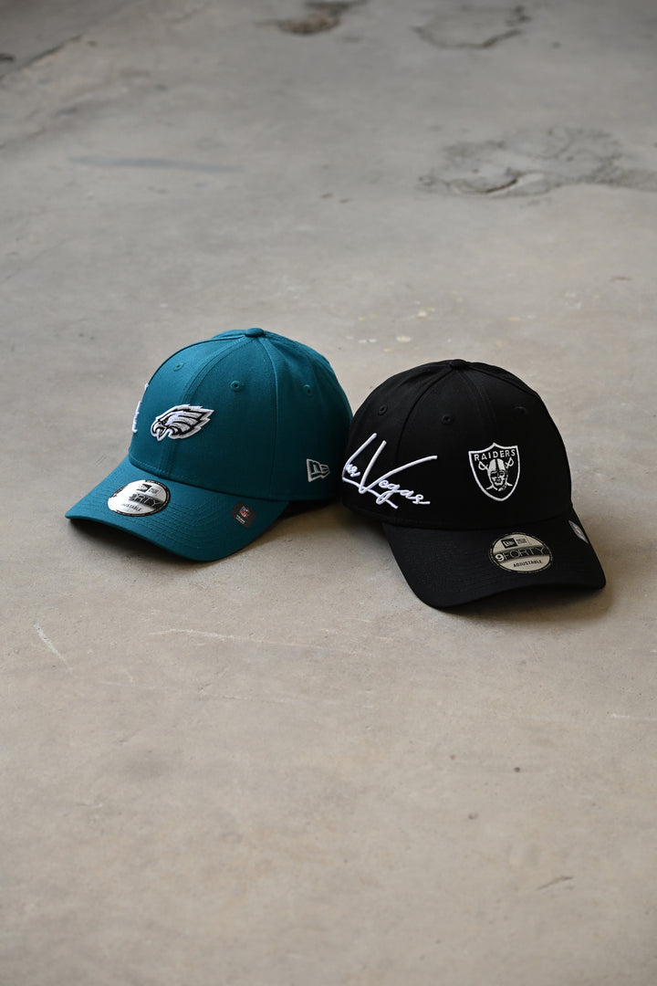 New Era หมวกรุ่น Philadelphia Eagles Mix League Script Shark Teal 9Forty Cap