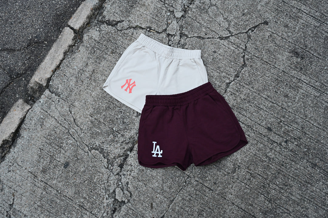 New Era กางเกงขาสั้นรุ่น New York Yankees Color Era Stone Women Knit Shorts