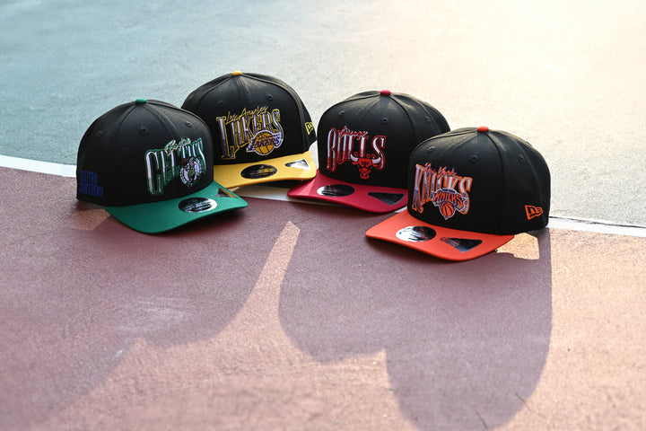 New Era หมวกรุ่น Boston Celtics Nba Infilled Black 9Fifty Of Pcv Cap