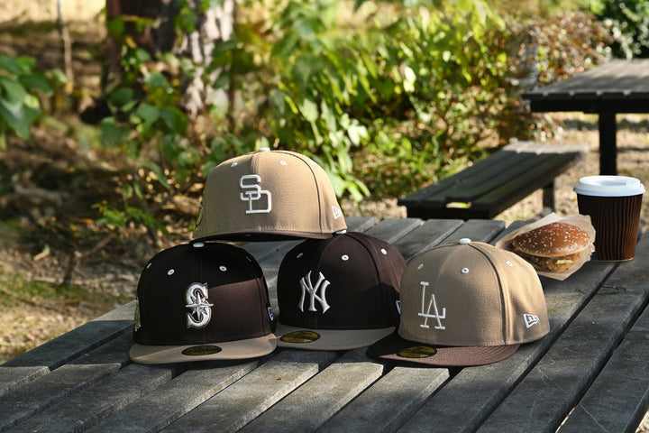 New Era หมวกรุ่น 59Fifty Pack - Iced Latte San Diego Padres Cooperstown Khaki 59Fifty Cap