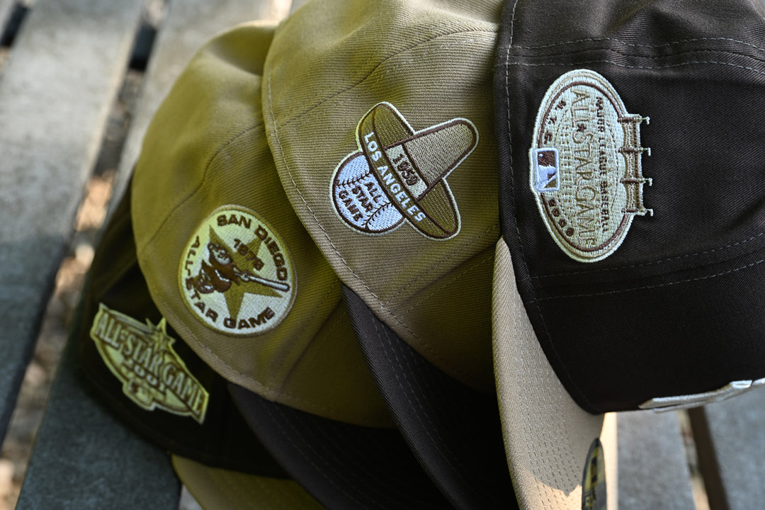 New Era หมวกรุ่น 59Fifty Pack - Iced Latte Los Angeles Dodgers Cooperstown Khaki 59Fifty Cap