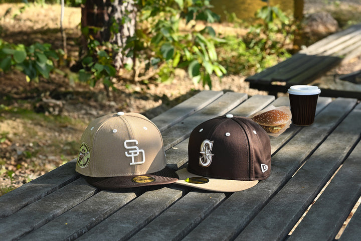 New Era หมวกรุ่น 59Fifty Pack - Iced Latte San Diego Padres Cooperstown Khaki 59Fifty Cap